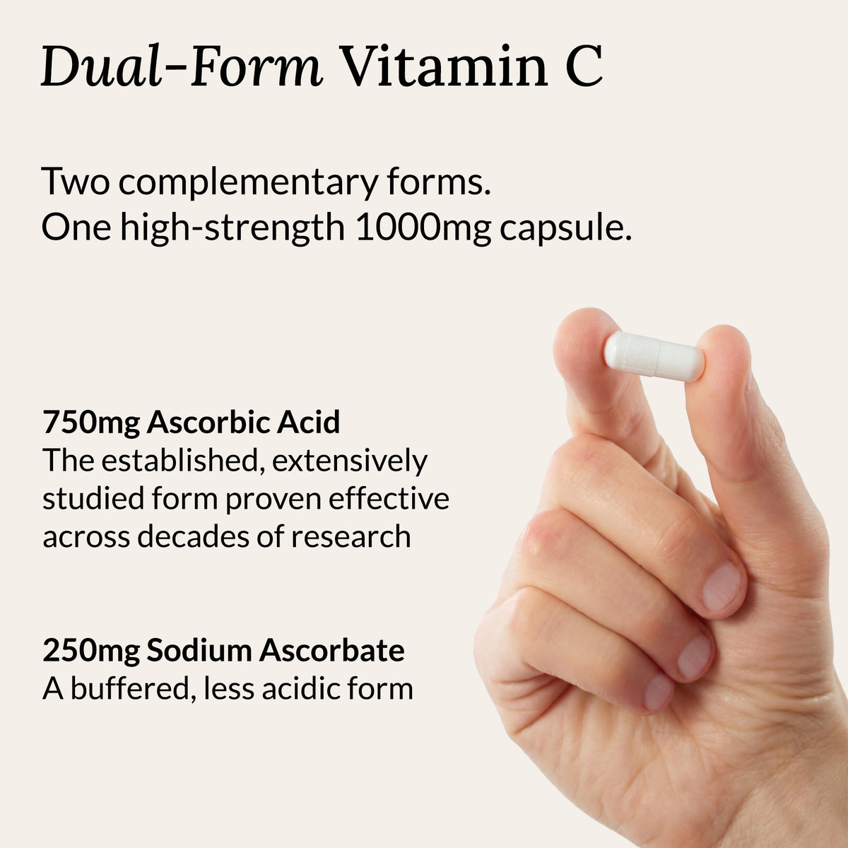 Pure Vitamin C 1000mg Capsules